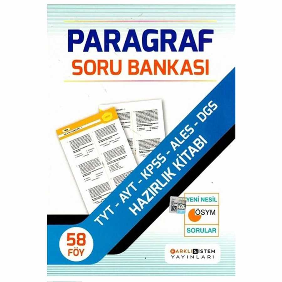 Paragraf Soru Bankası Farklı Sistem Yayınları - Farklı Sistem Yayınları