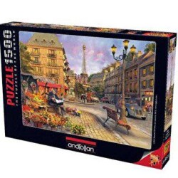Anatolian Puzzle 1500 Parça Paris Sokakları - Anatolian