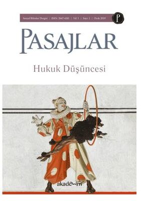 Pasajlar Sosyal Bilimler Dergisi Sayı: 1 Ocak 2019 - 1