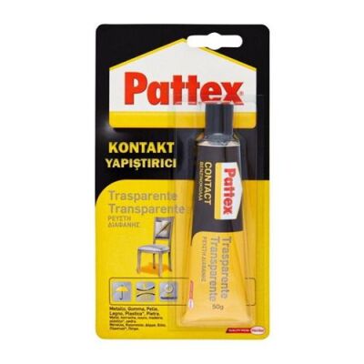 Pattex-Contact Metal Plastik Cam Yapıştırıcı Şeffaf - 1