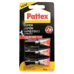 Pattex-Süper Japon Mini Trio 1G - 3` - Pattex