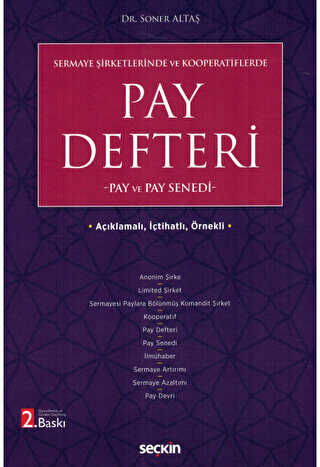 Pay Defteri - Seçkin Yayıncılık