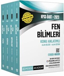 Pegem 2023 ÖABT Fen Bilgisi Fen ve Teknoloji Konu Anlatımı Modüler Set 4 Kitap - Pegem Akademi Yayıncılık