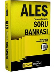 2024 Ales Soru Bankası - Pegem Akademi Yayıncılık