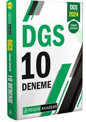 2024 DGS Tamamı Çözümlü 10 Deneme - 1