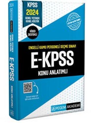 2024 E-KPSS Konu Anlatımlı - Pegem Akademi Yayıncılık