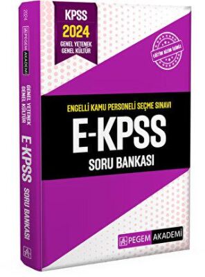 Pegem Akademi Yayıncılık 2024 E-KPSS Soru Bankası - 1