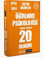 Pegem Akademi Yayıncılık 2024 KPSS Eğitim Bilimleri Öğrenme Psikolojisi 20 Deneme - Pegem Akademi Yayıncılık
