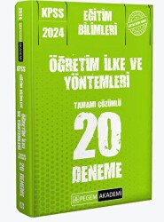 Pegem Akademi Yayıncılık 2024 KPSS Eğitim Bilimleri Öğretim İlke ve Yöntemleri 20 Deneme - 2