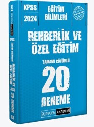 Pegem Akademi Yayıncılık 2024 KPSS Eğitim Bilimleri Rehberlik ve Özel Eğitim 20 Deneme - Pegem Akademi Yayıncılık