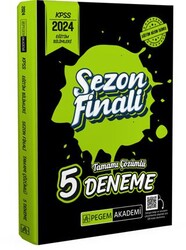 Pegem Akademi Yayıncılık 2024 KPSS Eğitim Bilimleri Sezon Finali Tamamı Çözümlü 5 Deneme - Pegem Akademi Yayıncılık