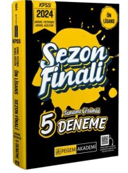 2024 KPSS Genel Yetenek Genel Kültür Ön Lisans Sezon Finali Tamamı Çözümlü 5 Deneme - Pegem Akademi Yayıncılık