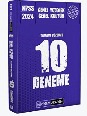 Pegem Akademi Yayıncılık 2024 KPSS Genel Yetenek Genel Kültür Tamamı Çözümlü 10 Deneme - 1