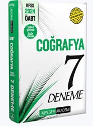 KPSS ÖABT Coğrafya Öğretmenliği Tamamı Çözümlü 7 Deneme - Pegem Akademi Yayıncılık