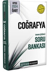 2024 KPSS ÖABT Coğrafya Tamamı Çözümlü Soru Bankası - Pegem Akademi Yayıncılık