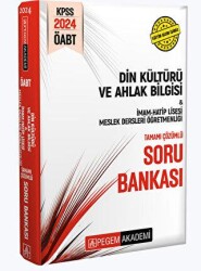 2024 KPSS ÖABT Din Kültürü ve Ahlak Bilgisi-İmam Hatip Lisesi Mes.Lisesi Tam.Çöz. Soru Bankası - Pegem Akademi Yayıncılık