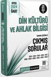 KPSS ÖABT Din Kültürü ve Ahlak Bilgisi Tamamı Çözümlü Çıkmış Sorular - Pegem Akademi Yayıncılık