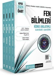 2024 KPSS ÖABT Fen Bilimleri Konu Anlatımlı 4 Kitap - Pegem Akademi Yayıncılık