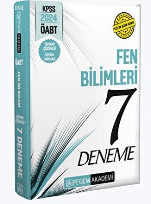 KPSS ÖABT Fen Bilimleri Tamamı Çözümlü 7 Deneme - 1