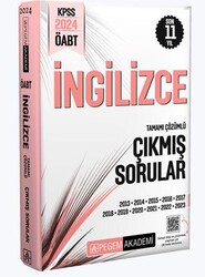 KPSS ÖABT İngilizce Tamamı Çözümlü Çıkmış Sorular - Pegem Akademi Yayıncılık