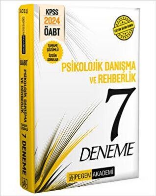 KPSS ÖABT Psikolojik Danışma ve Rehberlik Öğretmenliği Tamamı Çözümlü 7 Deneme - 1