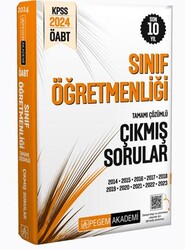 KPSS ÖABT Sınıf Öğretmenliği Tamamı Çözümlü Çıkmış Sorular - Pegem Akademi Yayıncılık