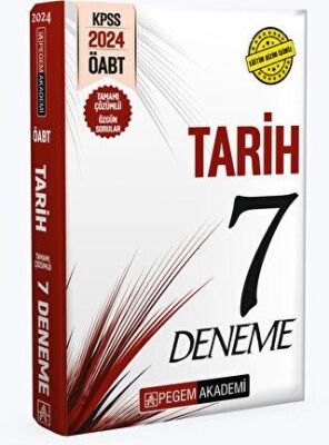KPSS ÖABT Tarih Öğretmenliği Tamamı Çözümlü 7 Deneme - 1
