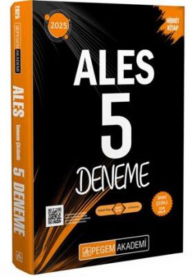 Pegem Akademi Yayıncılık 2025 ALES Tamamı Çözümlü 5 Deneme - 1