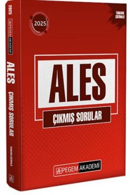 Pegem Akademi Yayıncılık 2025 ALES Tamamı Çözümlü Çıkmış Sorular - 1