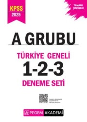 2025 KPSS A Grubu Tamamı Çözümlü Türkiye Geneli 1-2-3 3`lü Deneme Seti - Pegem Akademi Yayıncılık