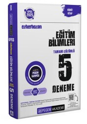 2025 KPSS Ezberbozan Eğitim Bilimleri Tamamı Çözümlü 5 Deneme - Pegem Akademi Yayıncılık