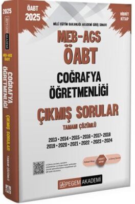 2025 MEB-AGS-ÖABT Coğrafya Öğretmenliği Tamamı Çözümlü Çıkmış Sorular - 1