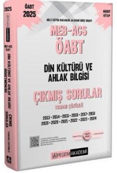 2025 MEB-AGS-ÖABT Din Kültürü ve Ahlak Bilgisi Tamamı Çözümlü Çıkmış Sorular - Pegem Akademi Yayıncılık