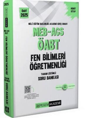 2025 MEB-AGS-ÖABT Fen ve Teknolojii Öğretmenliği Tamamı Çözümlü Soru Bankası - 1