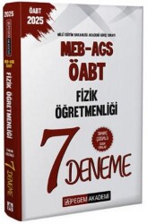 2025 MEB AGS ÖABT Fizik Öğretmenliği Tamamı Çözümlü 7 Deneme - Pegem Akademi Yayıncılık