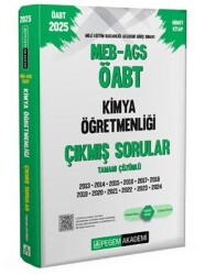 2025 MEB-AGS-ÖABT Kimya Öğretmenliği Tamamı Çözümlü Çıkmış Sorular - Pegem Akademi Yayıncılık