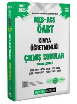 2025 MEB-AGS-ÖABT Kimya Öğretmenliği Tamamı Çözümlü Çıkmış Sorular - 1