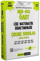 2025 MEB-AGS-ÖABT Lise Matematik Öğretmenliği Çıkmış Sorular - Pegem Akademi Yayıncılık