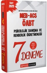 Pegem Akademi Yayıncılık 2025 MEB-AGS-ÖABT Psikolojik Danışma Ve Rehberlik Öğretmenliği Tamamı Çözümlü 7 Deneme - Pegem Akademi Yayıncılık