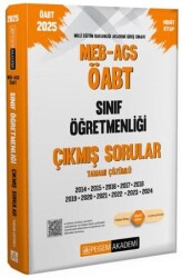 2025 MEB-AGS-ÖABT Sınıf Öğretmenliği Tamamı Çözümlü Çıkmış Sorular - Pegem Akademi Yayıncılık