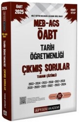 2025 MEB-AGS-ÖABT Tarih Öğretmenliği Çıkmış Sorular - Pegem Akademi Yayıncılık