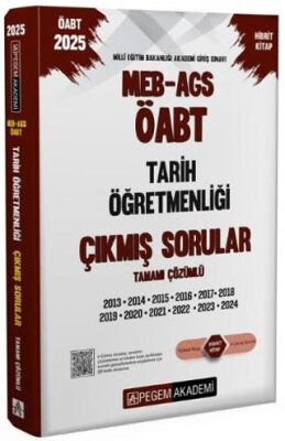 2025 MEB-AGS-ÖABT Tarih Öğretmenliği Çıkmış Sorular - 1
