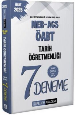 2025 MEB-AGS-ÖABT Tarih Öğretmenliği Tamamı Çözümlü 7 Deneme - 1