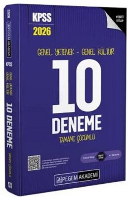 2026 KPSS Genel Yetenek Genel Kültür 10 Deneme Çözümlü - 1