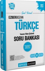 2026 KPSS Genel Yetenek Genel Kültür Ezberbozan Türkçe Tamamı Video Çözümlü Soru Bankası - Pegem Akademi Yayıncılık