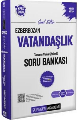 2026 KPSS Genel Yetenek Genel Kültür Ezberbozan Vatandaşlık Tamamı Video Çözümlü Soru Bankası - 1