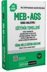 2026 MEB-AGS Konu Anlatımlı Eğitimin Temelleri - Pegem Akademi Yayıncılık