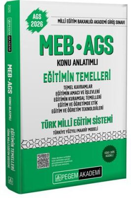 2026 MEB-AGS Konu Anlatımlı Eğitimin Temelleri - 1