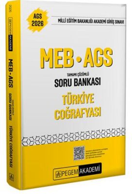 2026 MEB-AGS Türkiye Coğrafyası Soru Bankası Tamamı Çözümlü - 1
