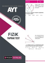 Pegem Akademi Yayıncılık AYT Fizik Yaprak Test - Pegem Akademi Yayıncılık